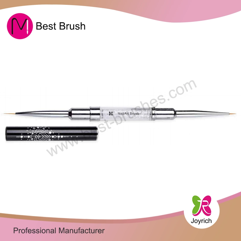 Black Cap Nail Art dubbele nagelborstel
